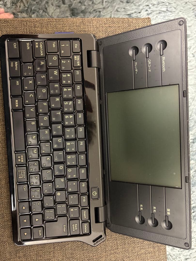 ジャンク扱い】キングジム ポメラ DM100 ブラック ※ケース・充電器付