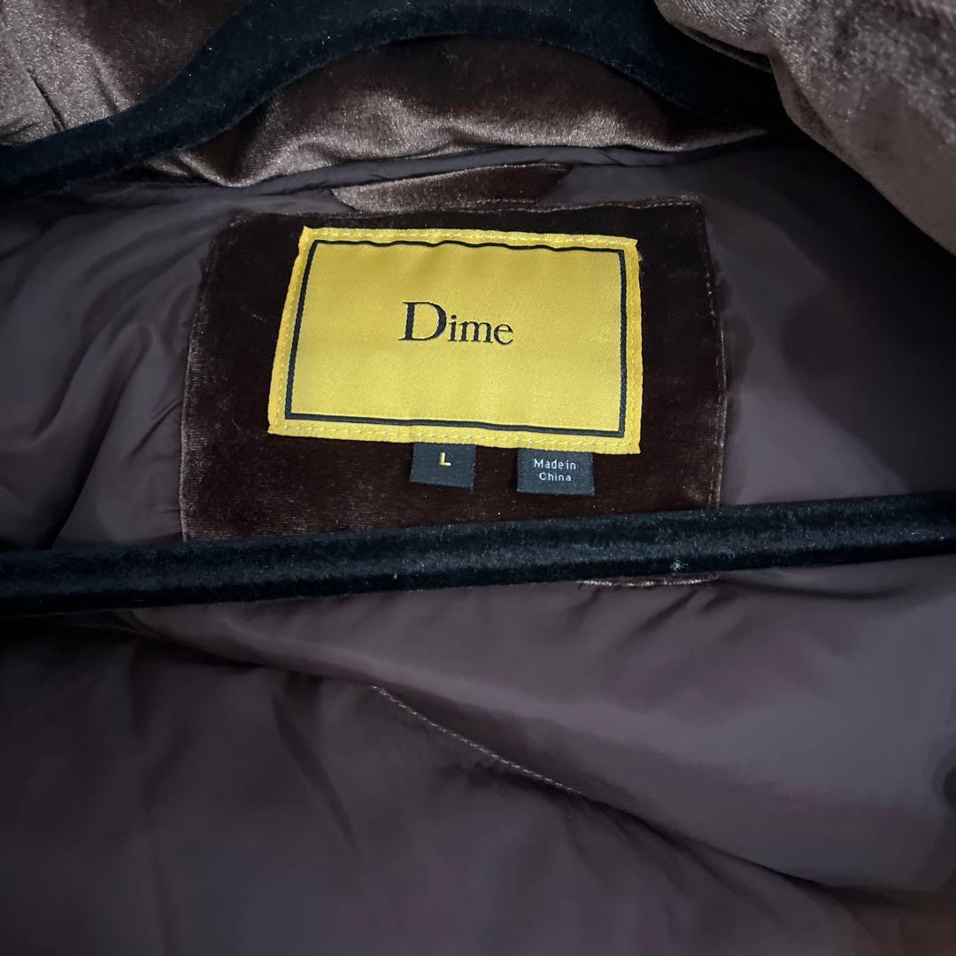 Lサイズ Dime VELVET QUILTED PUFFER ダウン ブラウン - メルカリ