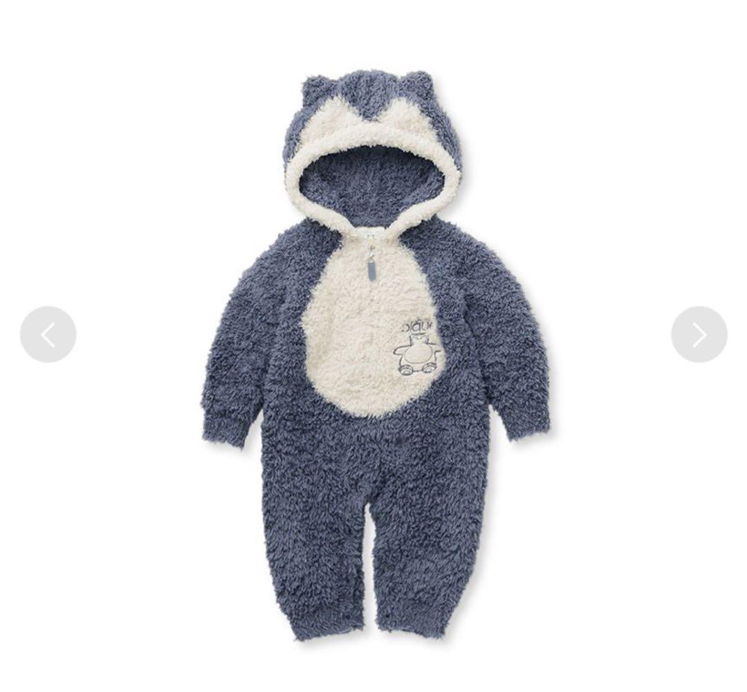 GELATO PIQUE ポケモン ベビー カビゴン ロンパース ジェラピケ gelato pique】【ベビー】ジェラート カビゴンロンパース 70/80