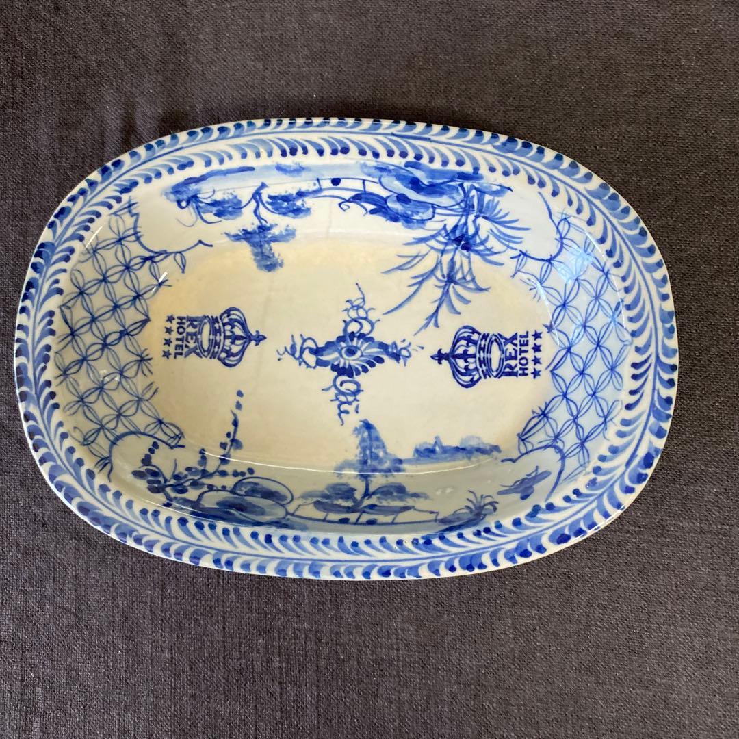 ベトナムレックスホテル皿 ベトナム ハノイ REX HOTEL レックスホテル 陶器皿 6枚セットの通販