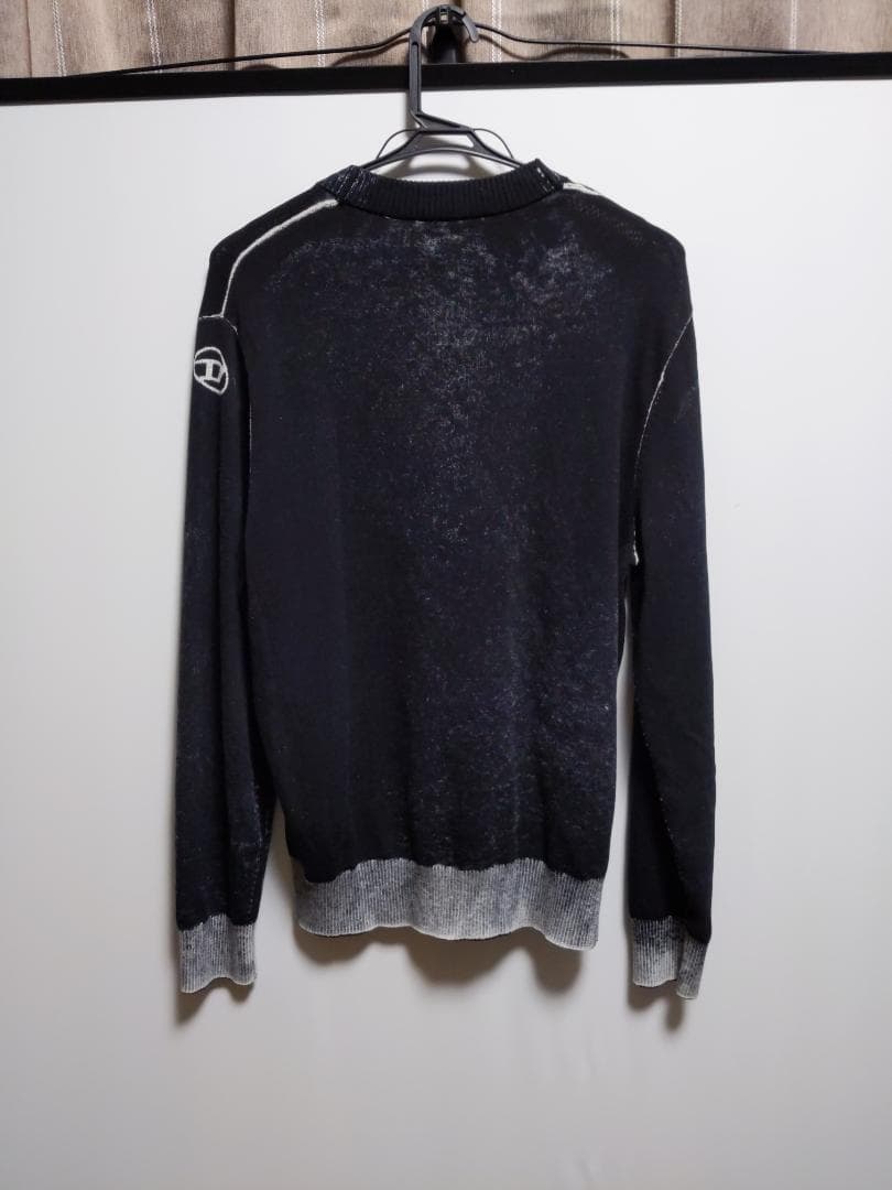DIESEL ブラック ニットセーター