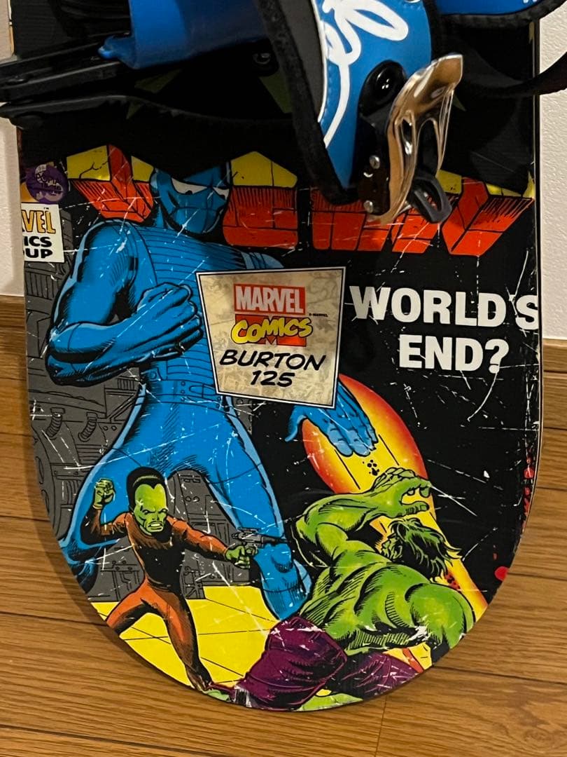 バートン マーベル ハルク スノーボード 3点セット 125cm Burton