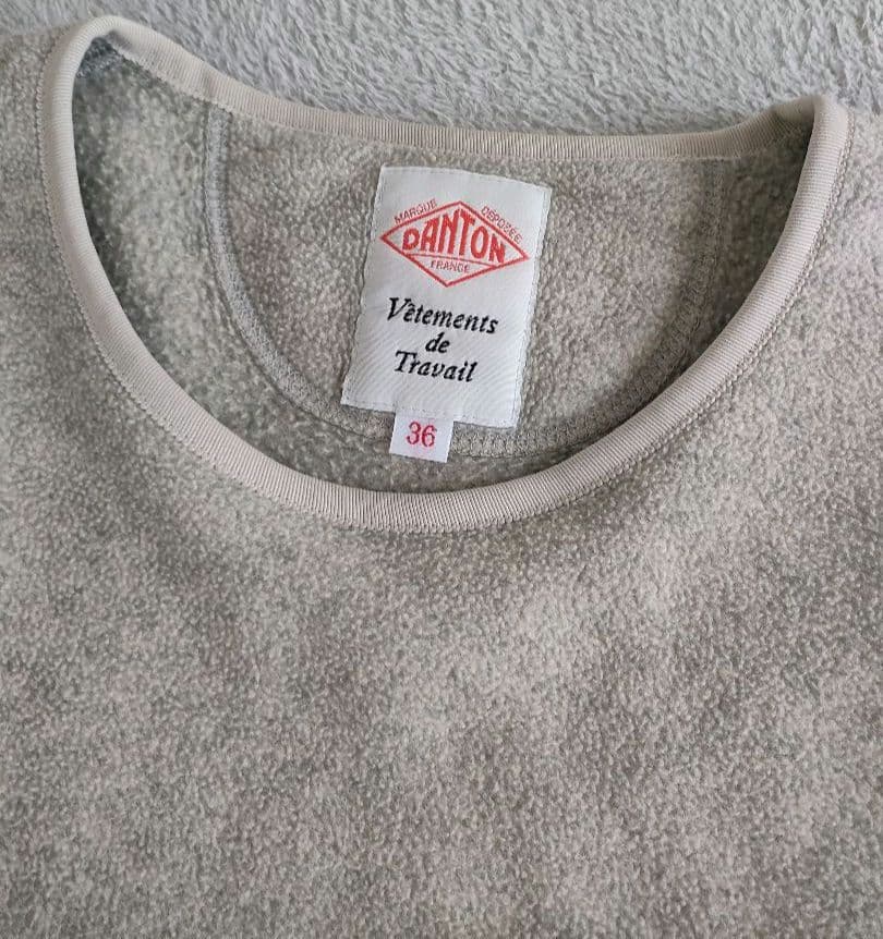 美品 DANTON フリースプルオーバー ベージュ36 - メルカリ