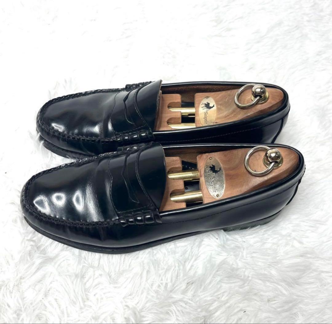 【美品】 G.H.BASS ローファー LARSON ラーソン 27cm