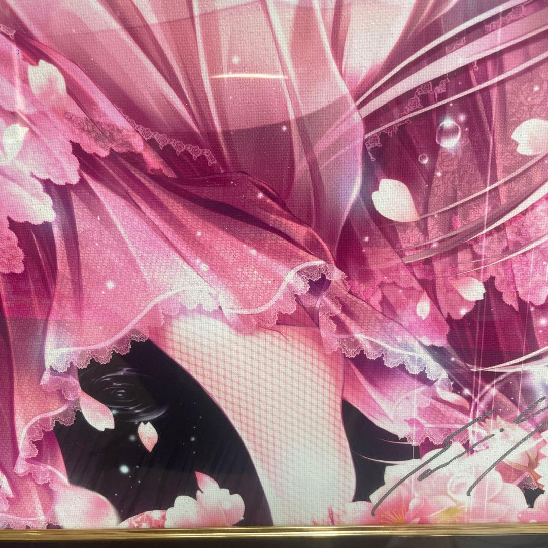 ♥️美品！てぃんくる 雪月華舞 ー凛ー C/E サイン入り 額付き 10/70