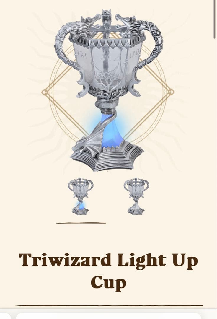 ハリーポッター トライウィザードトーナメント 優勝杯 炎のゴブレット