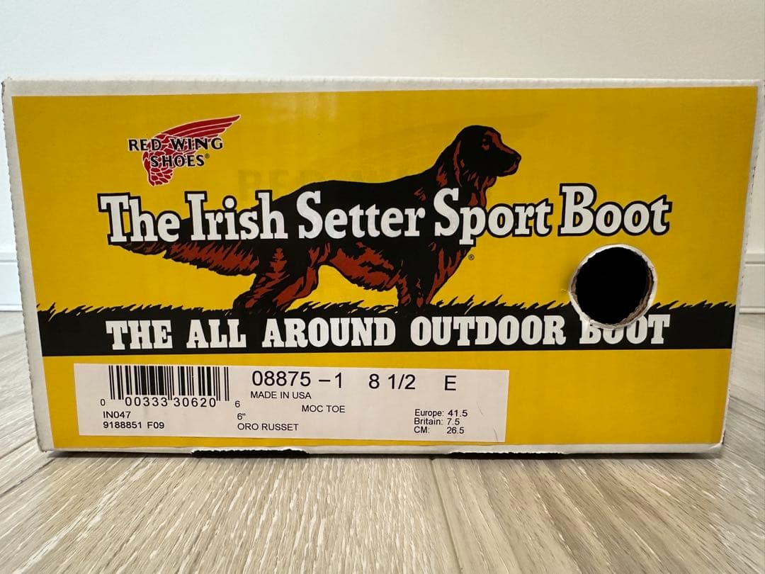 REDWING レッドウィング アイリッシュセッター 赤茶 8875 犬タグ