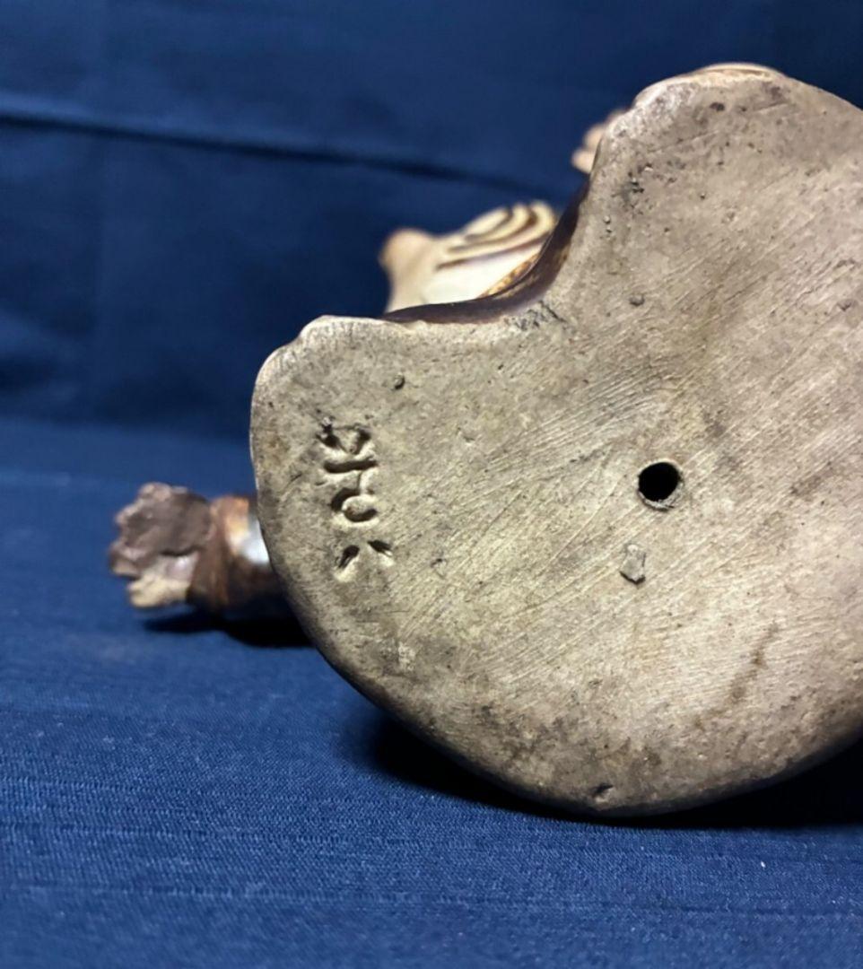 U*O様 レア 道八和尚狸 仁阿弥道八 京焼 H 12㎝W 12㎝重38g和尚 - メルカリ