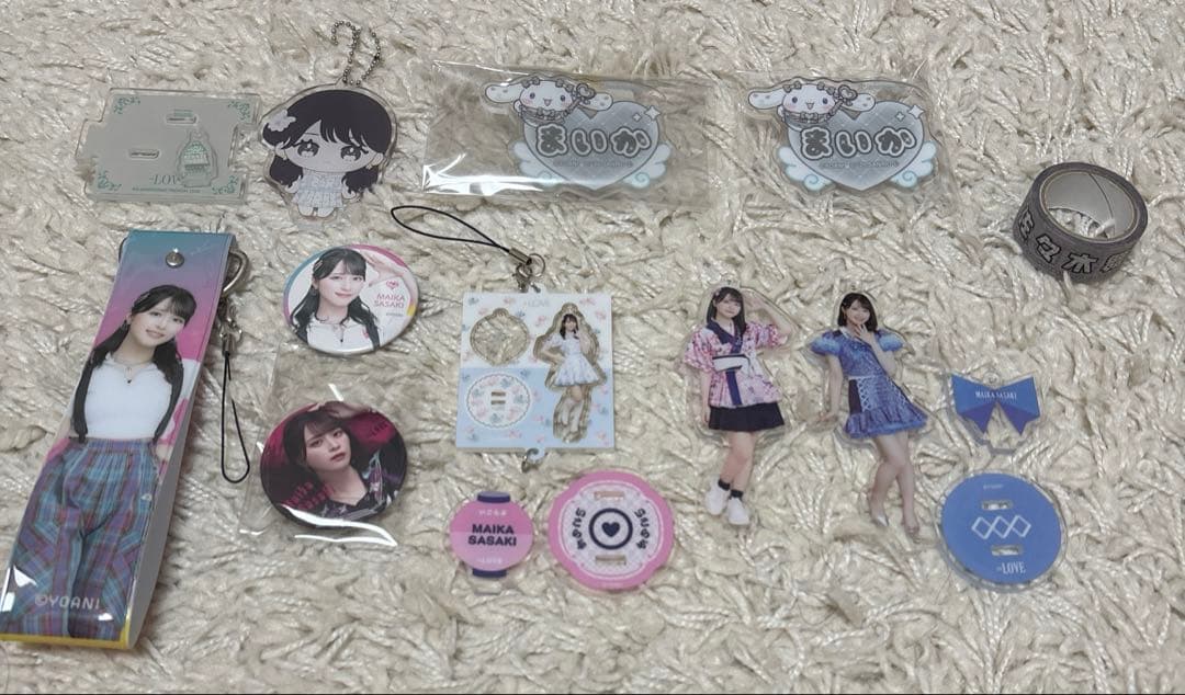 イコラブ 佐々木舞香 グッズ シークレット 缶バッジ アクスタ マスキングテープ 商品詳細ページ | =LOVE OFFICIAL SHOP | 佐々木舞香生誕記念セット2024
