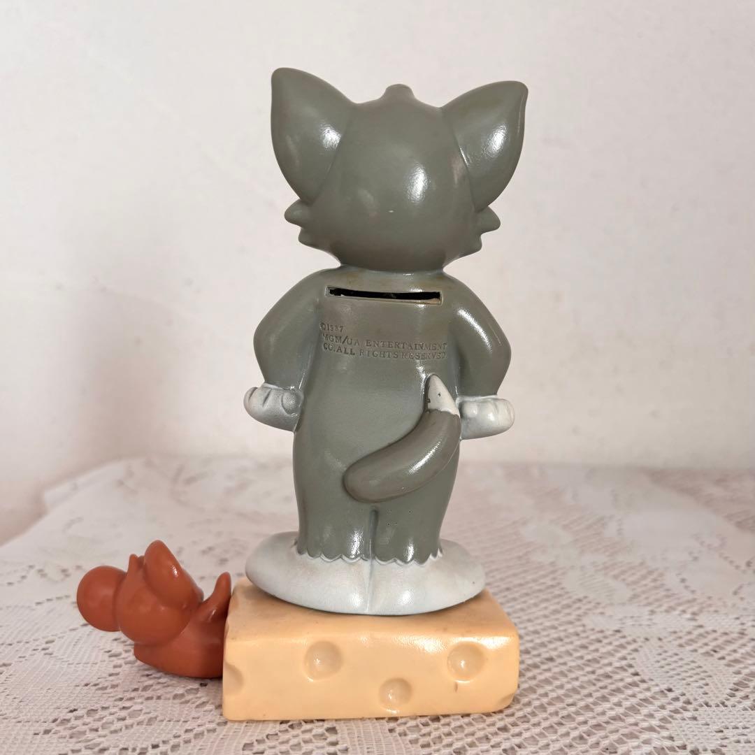 昭和レトロ 十六銀行Tom&Jerry創立110周年ソフビ貯金箱非売品