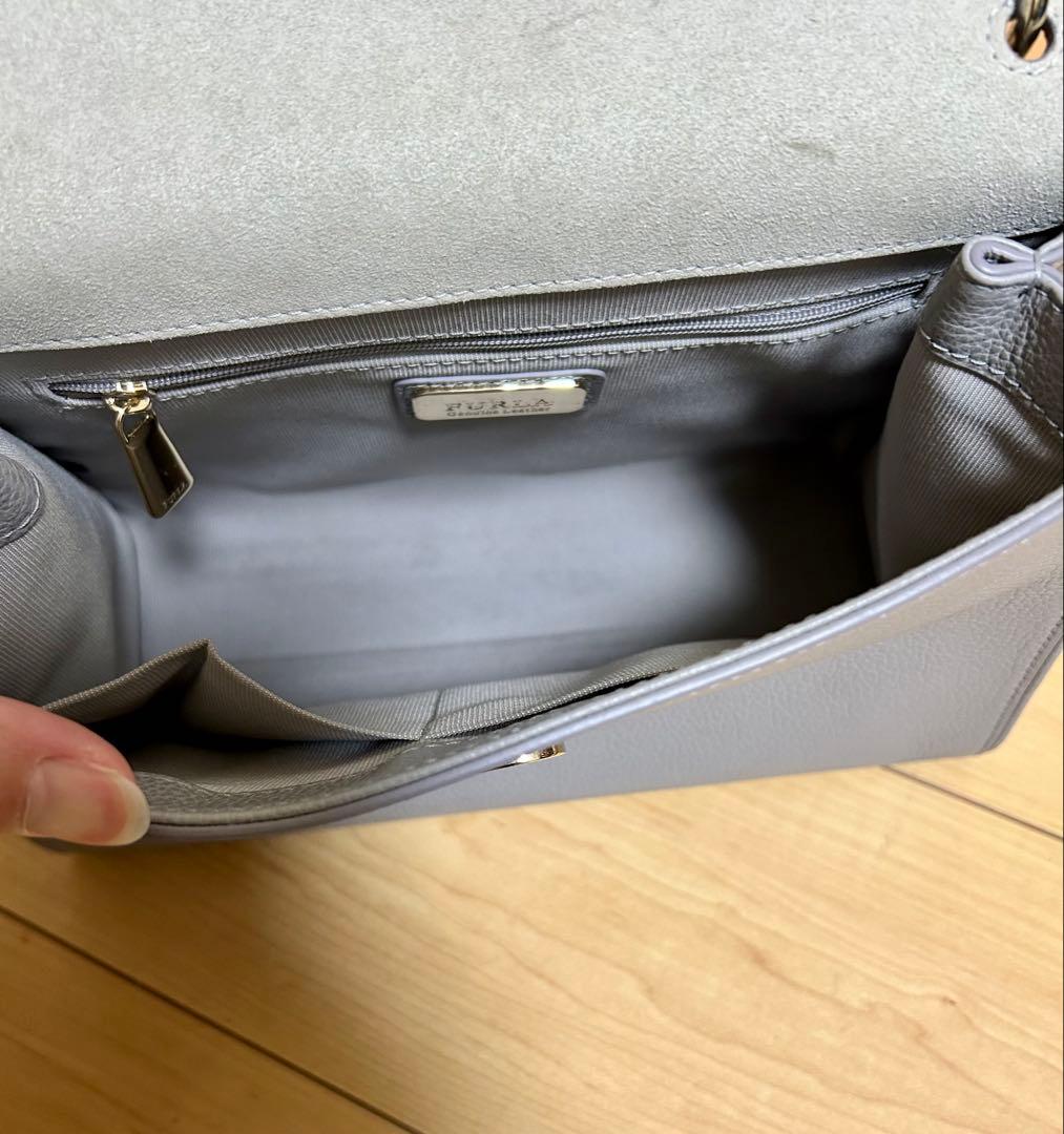 FURLAハンドバッグレー グレー - メルカリ