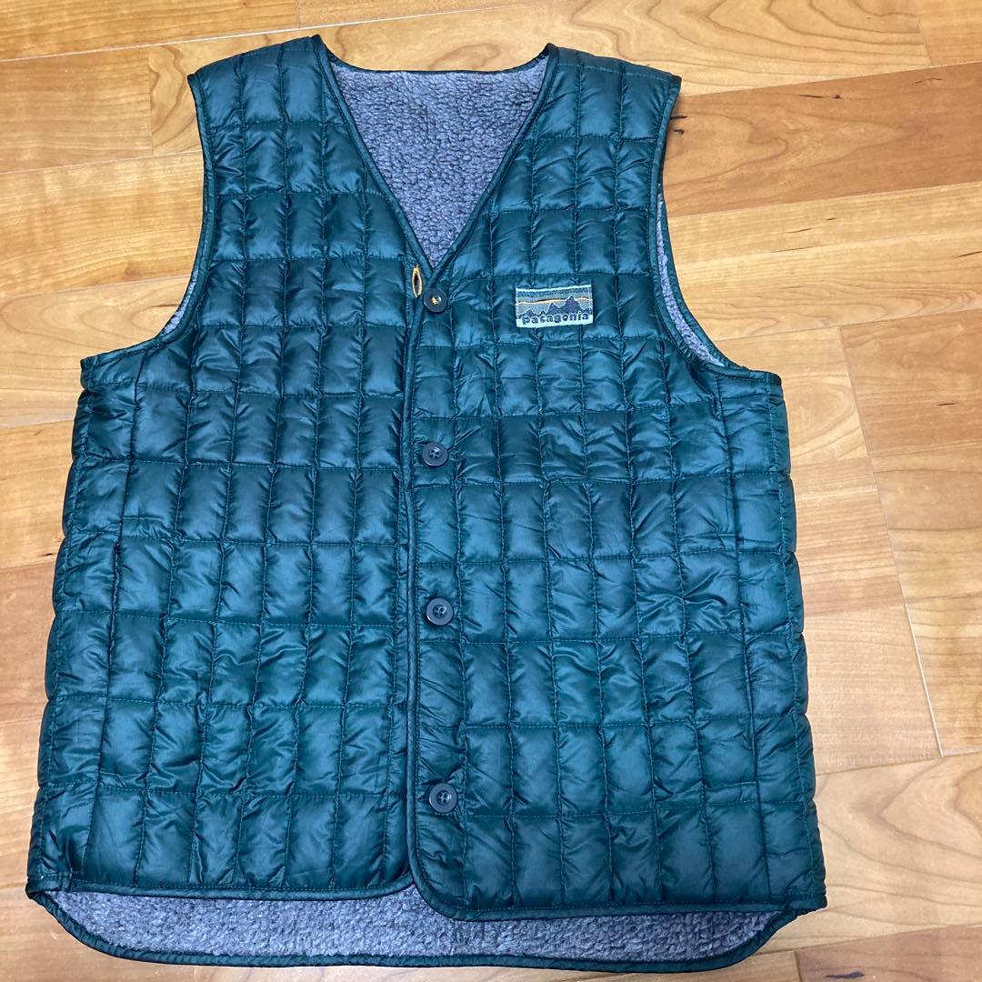 パタゴニア 40周年 リサイクルダウンベスト リバーシブル フリース