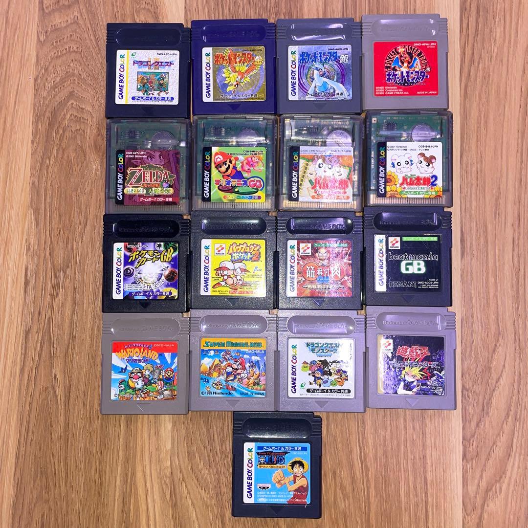 ゲームボーイ ソフト カセット まとめ売り 17点 GB GBC - メルカリ