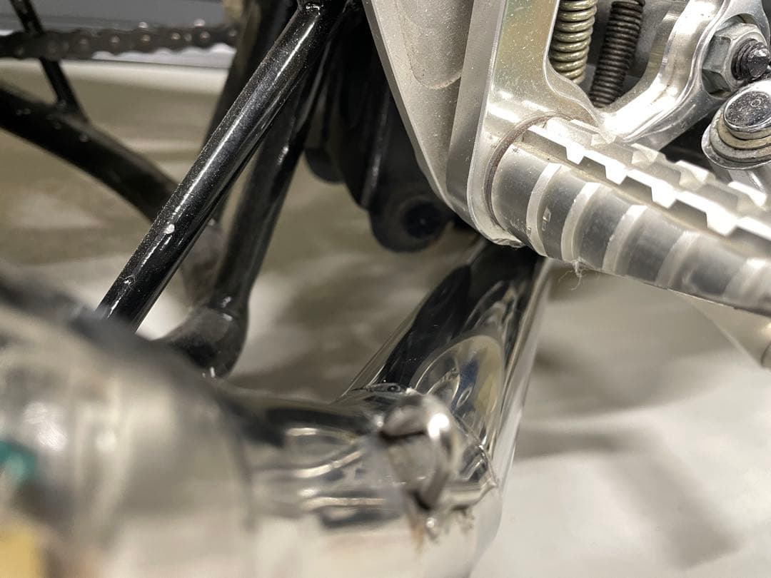 ダックスとモンキー 車高短用 ワンオフ エキパイ ステンレス製