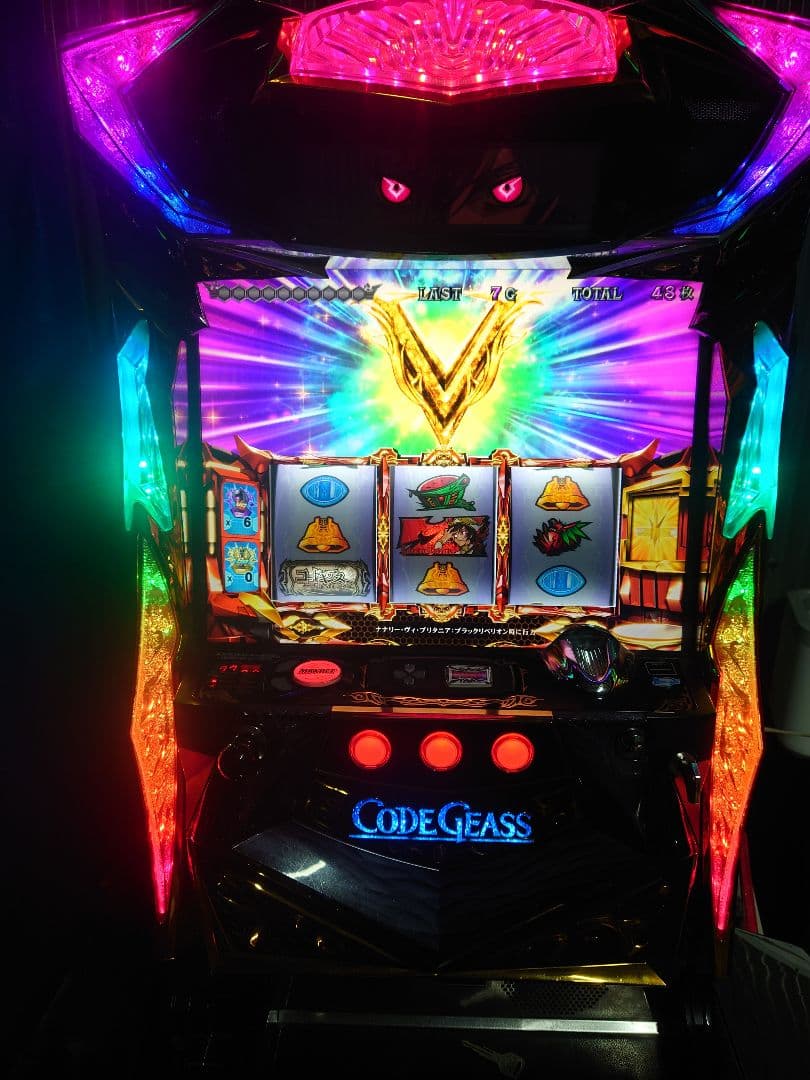 パチスロ　実機　コードギアス 引き取り限定】コードギアス 初代スロット実機