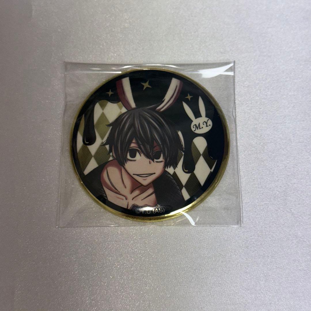 桃源暗鬼 淀川真澄 原作 バニー 缶バッジ メディコス ゴールド - メルカリ