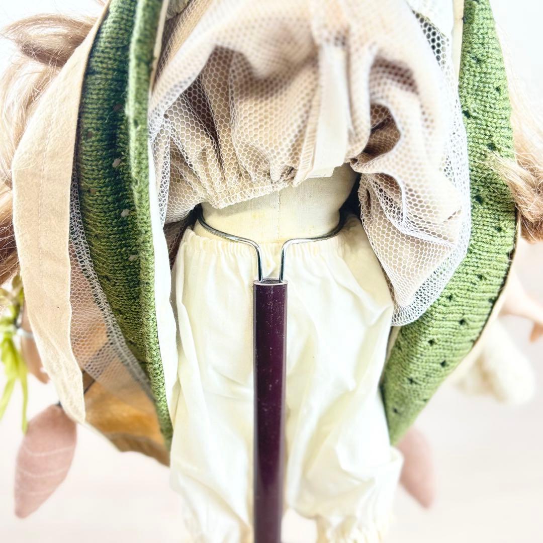 ビスクドール 身長約46cm うさぎを持った女の子