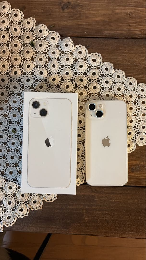 [美品]iPhone13スターライト128GBバッテリー84% Apple - 美品 iPhone 13 mini 128GB スターライト バッテリー100%の