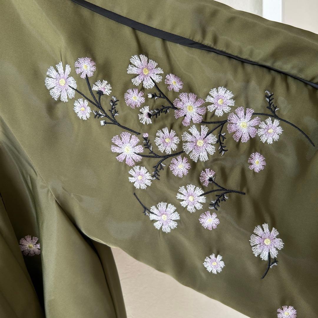 ☆フォロー割引あり☆ FURFUR フラワー 刺繍スカジャンアウター