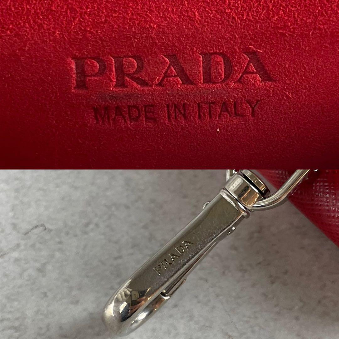 PRADA Near Mint Leather Earphone Case PRADA Near Mint Leather Case