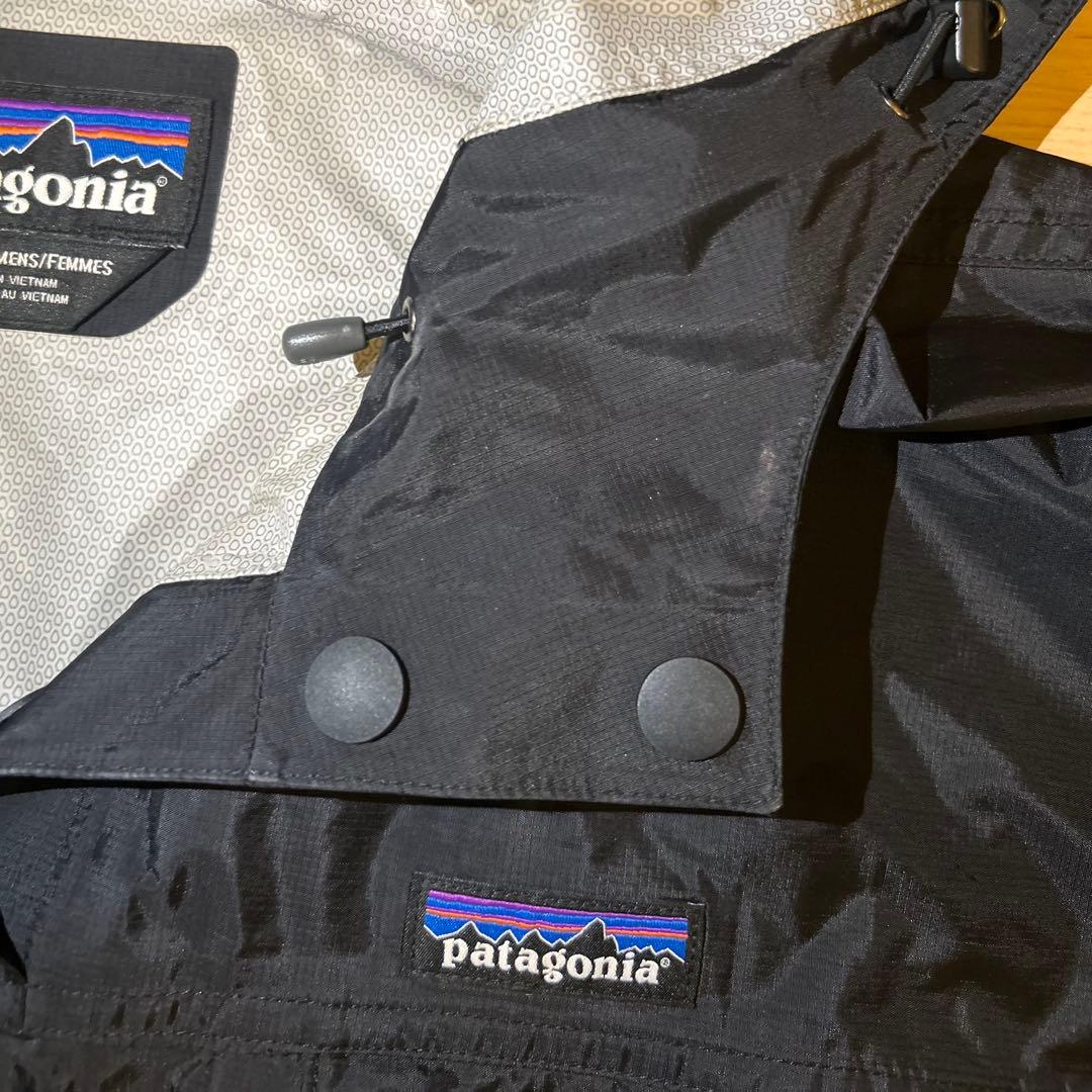 希少！パタゴニア トレントシェル レインポンチョ 黒 H2No レイン
