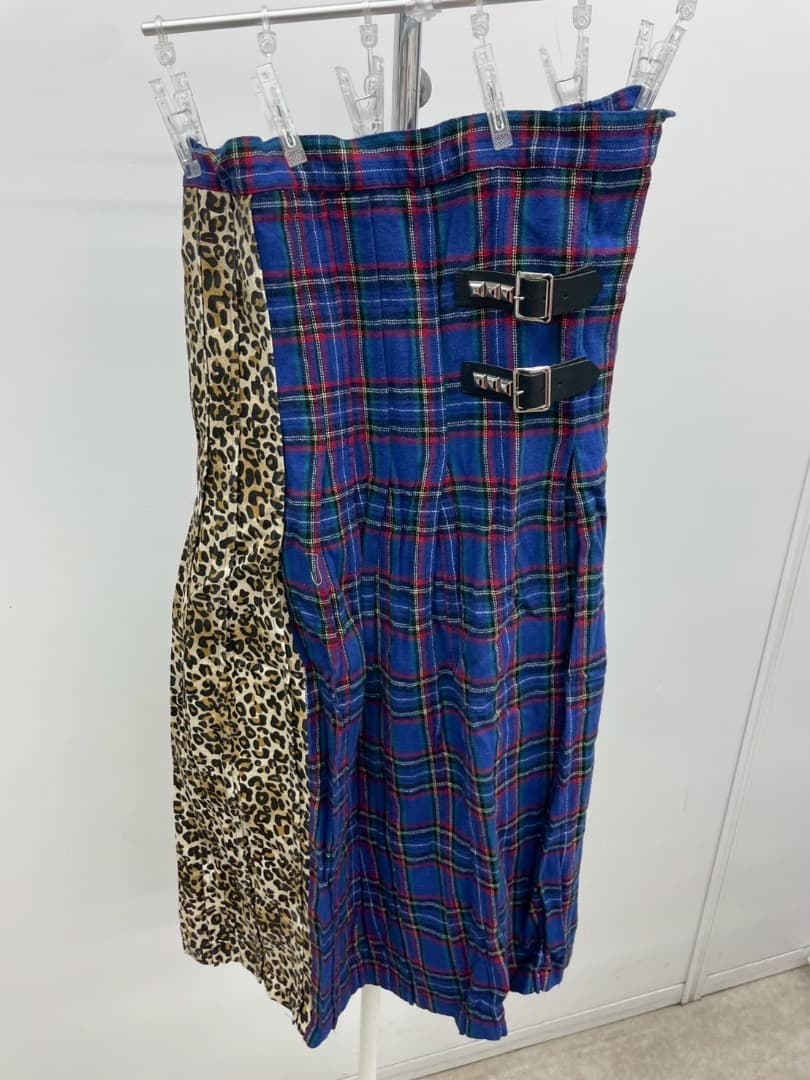 ROY refrect overjoy スカート Mサイズ 青チェック - メルカリ
