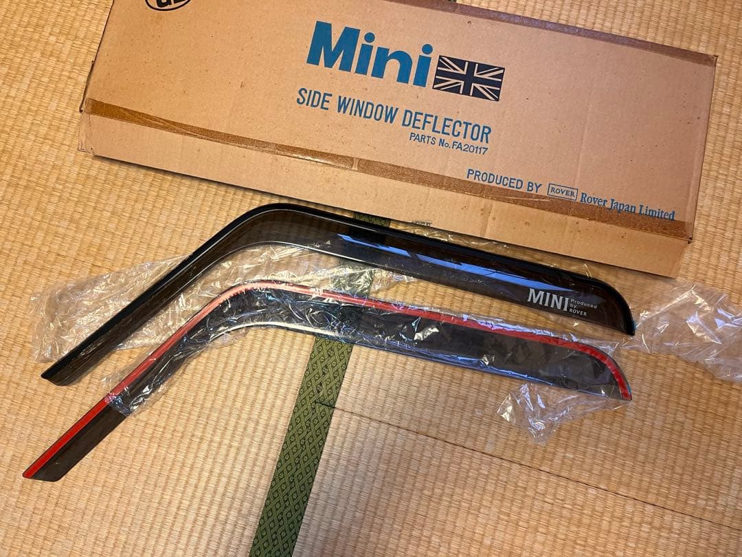 ローバーミニ　純正　サイドバイザー ローバー ミニ ドアバイザー ワイドバイザー ライト パーツ ローバー