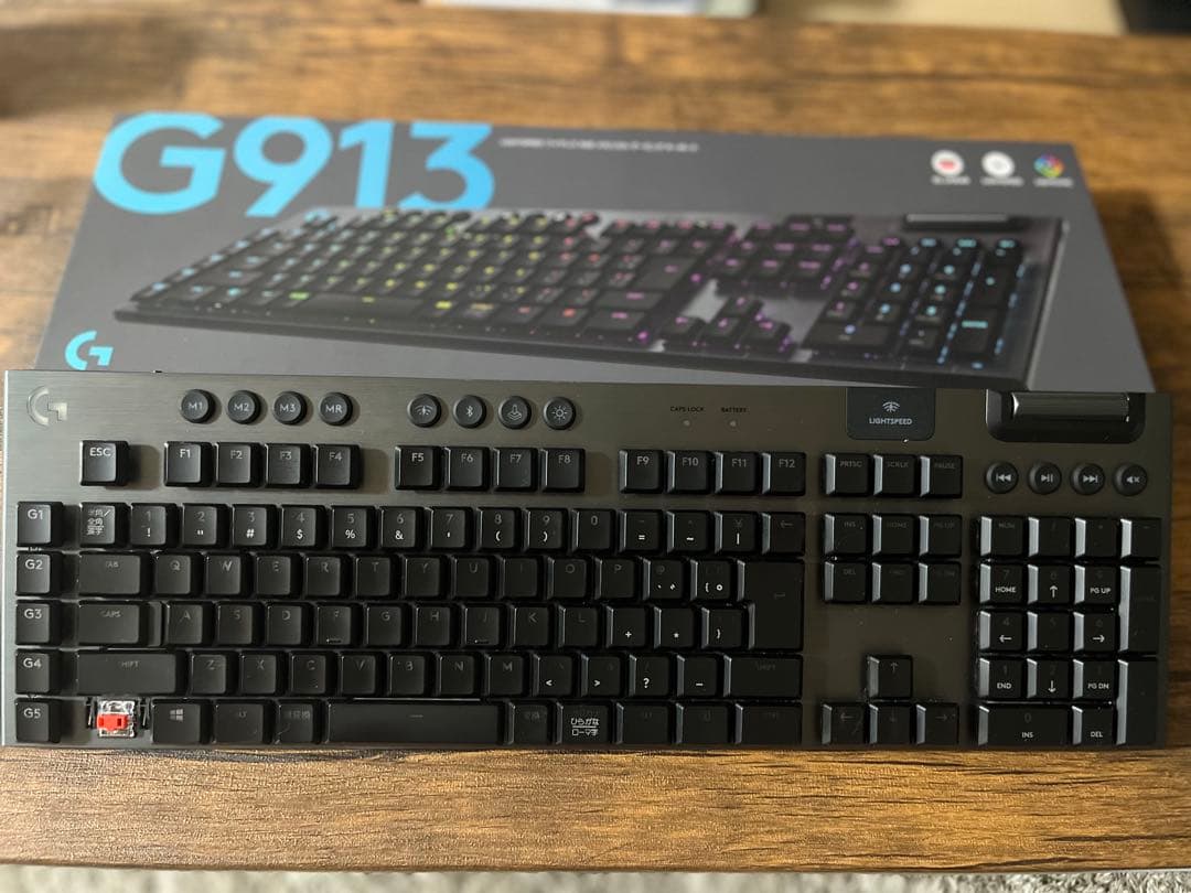 Logicool G913 LIGHTSPEED リニア 赤軸 【ジャンク】 - メルカリ