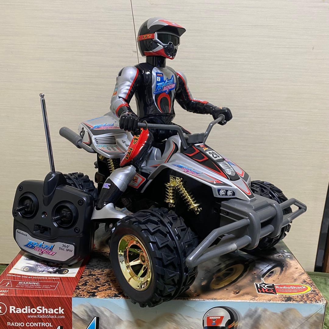 美品 バギー風 ラジコンカー ドライバー人形　付き RadioShack 当時物 新製品【タミヤ】1980年代に流行したRCバギーの代表格がコミカルになっ