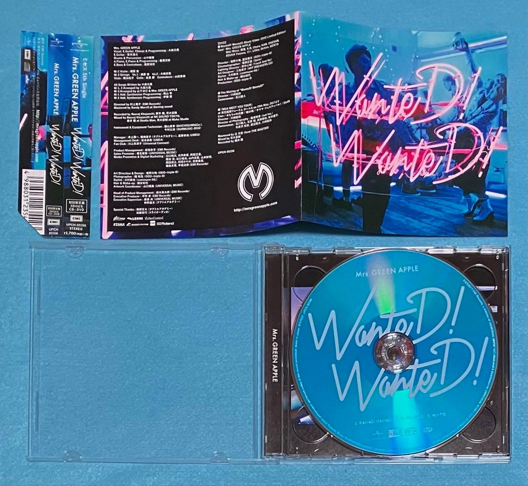 正規品 Mrs.GREEN APPLE Wanted! Wanted! 初回盤 - メルカリ