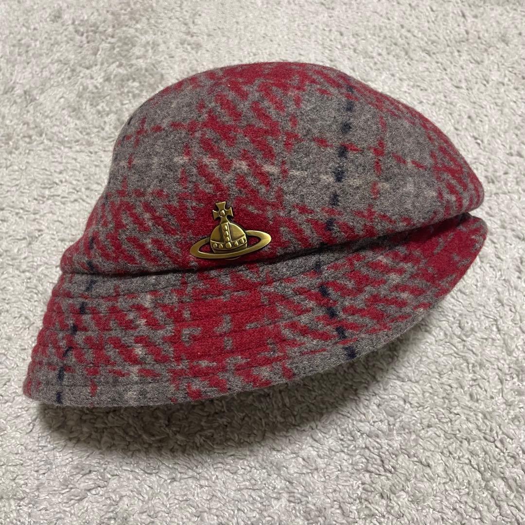 vivienne westwood】変形バケットハット sizeM - 帽子お 手頃 価格