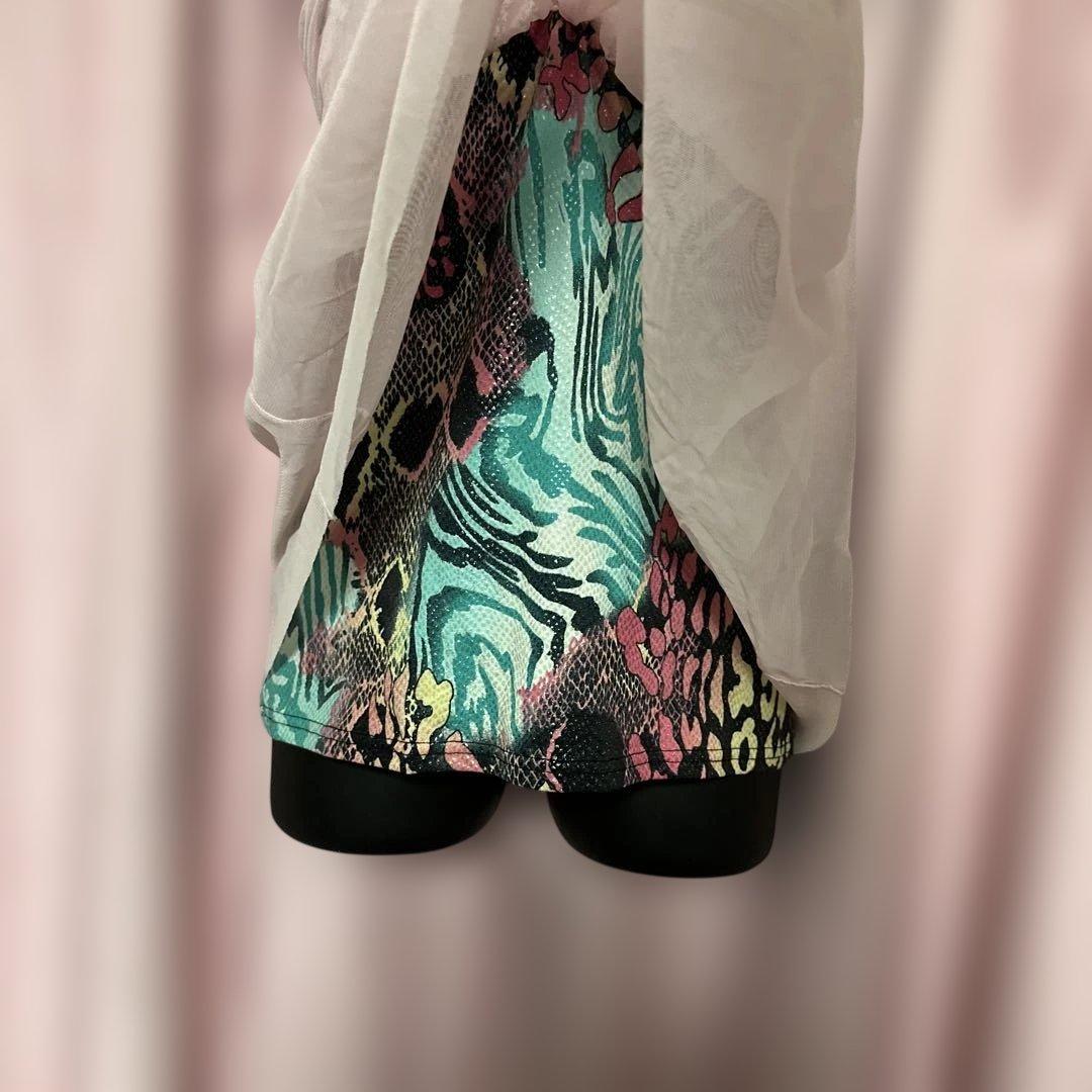 未使用　d.i.a カラフル動物柄シースルーキャミソール