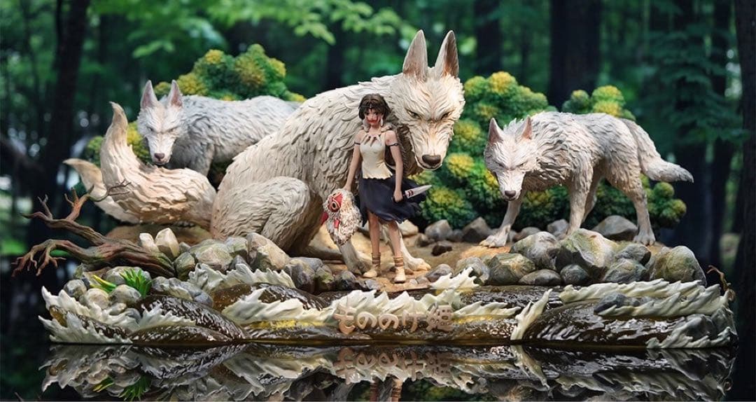 新品】値下げ最終‼️もののけ姫 ジブリ フィギュア ガレージキット