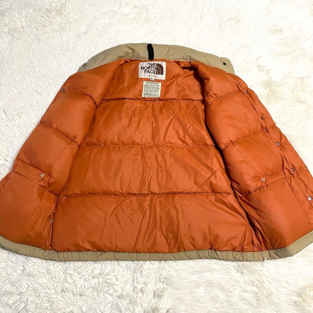 ♡希少♡初期♡茶タグ 70sノースフェイス ダウンベスト ベージュ