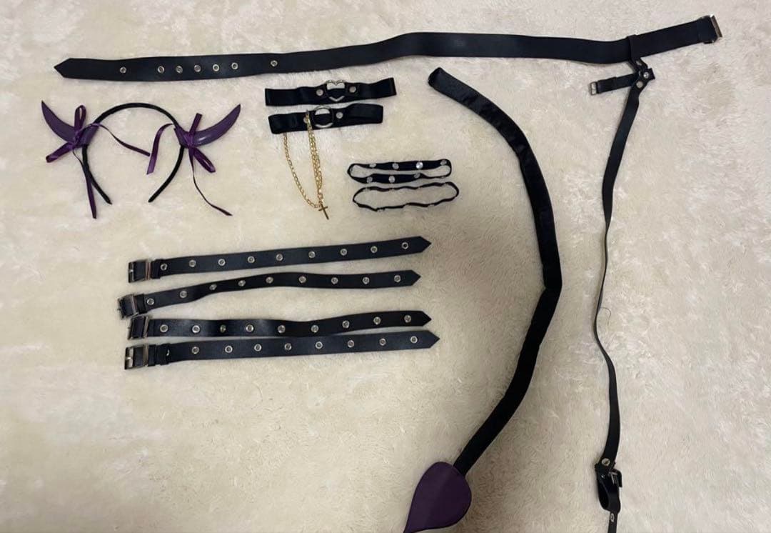 Malymoon/マリームーン】ガーリーウインクハーネスロックデビル