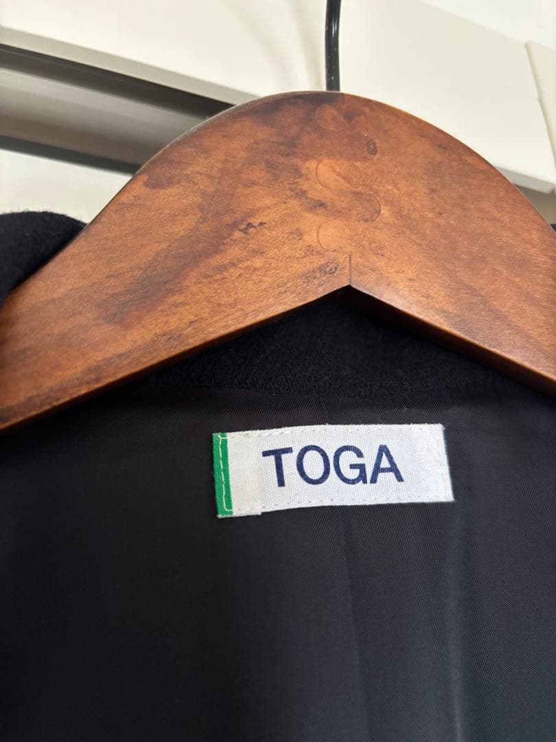 マミッコ様専用】TOGA ネイビー ロングコート - メルカリ