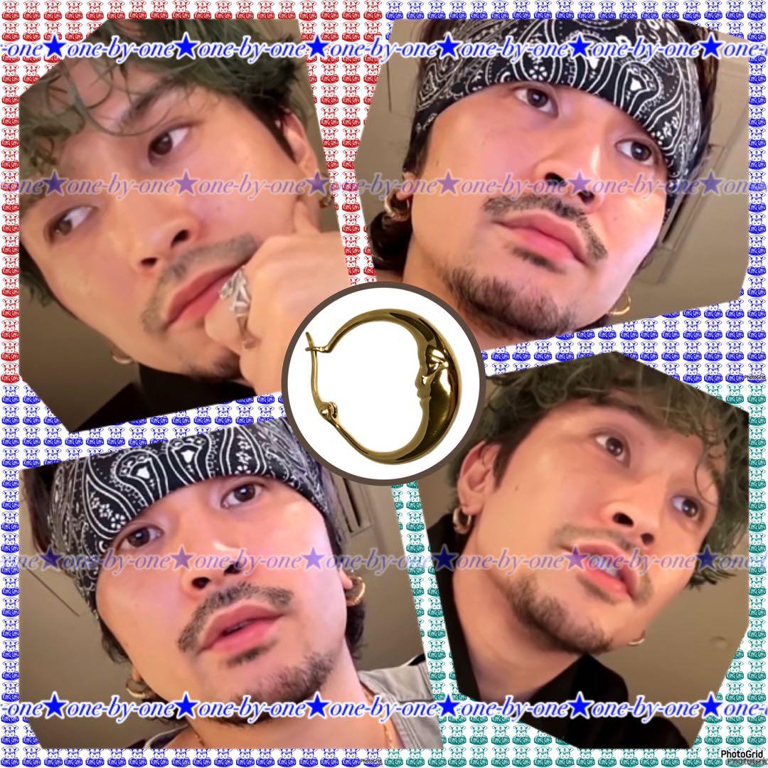 King Gnu 常田大希 着用 ピアス 両耳 ムーンピアス moon STA1 - メルカリ