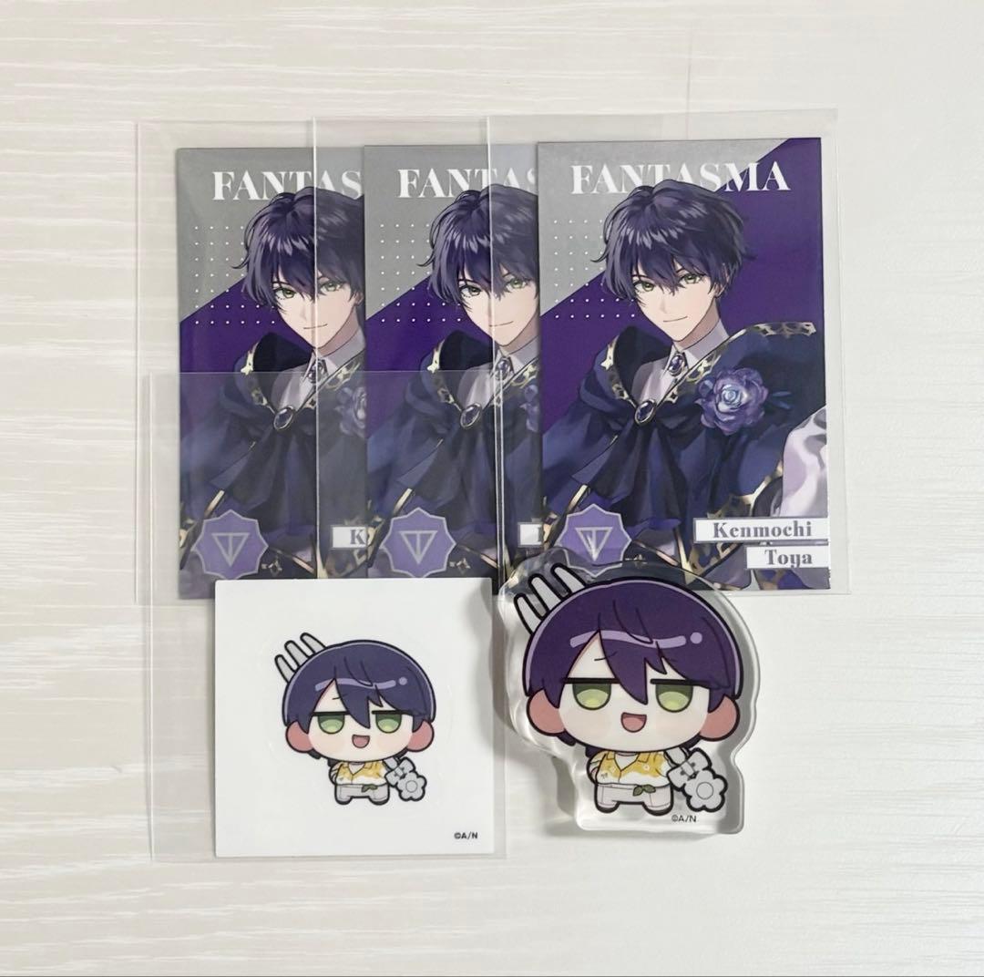 にじさんじ 8周年 メタルカード 缶バッジ アクリルブロック 剣持刀也