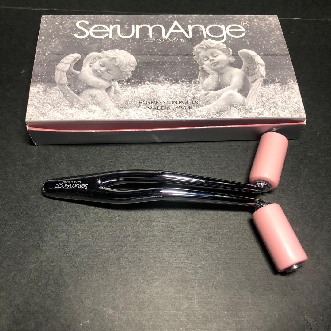 Serum Ange ホルミシスイオンローラー　セラムアンジェ　巾着袋なし 美顔器なら「ホルミシスイオンローラー セラムアンジェ（SerumAnge
