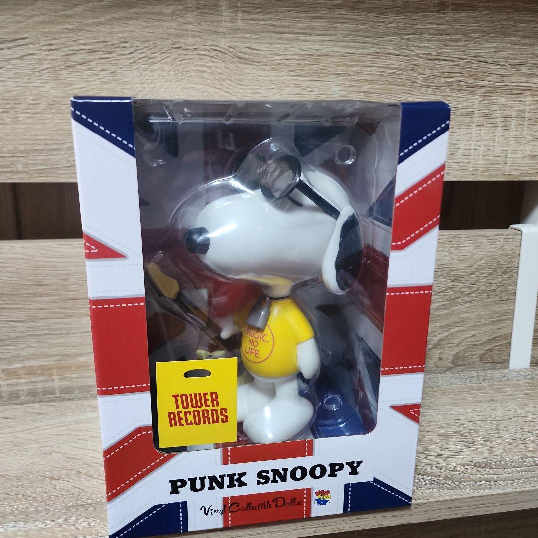 激レア！ PUNK SNOOPY フィギュア TOWER RECORDS スヌーピー × TOWER RECORDS コラボグッズ 2014 〈フィギュア