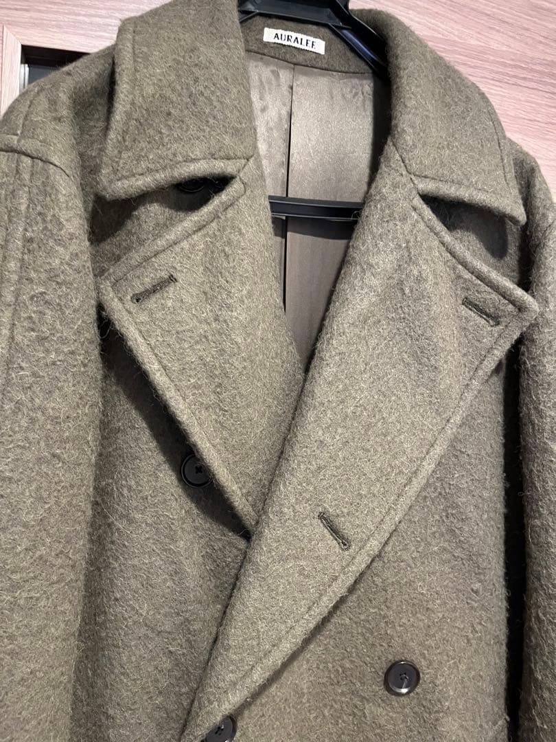 AURALEE（オーラリー）WOOL MELTON TRENCH COAT - メルカリ