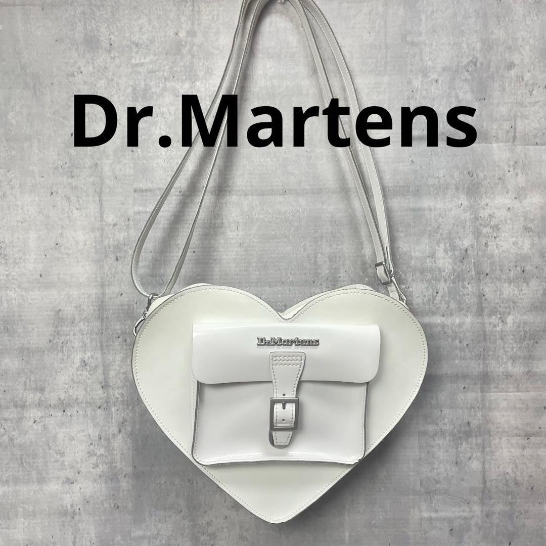 美品！ドクターマーチン ハート型 レザー 2way バッグ ホワイト 白 美