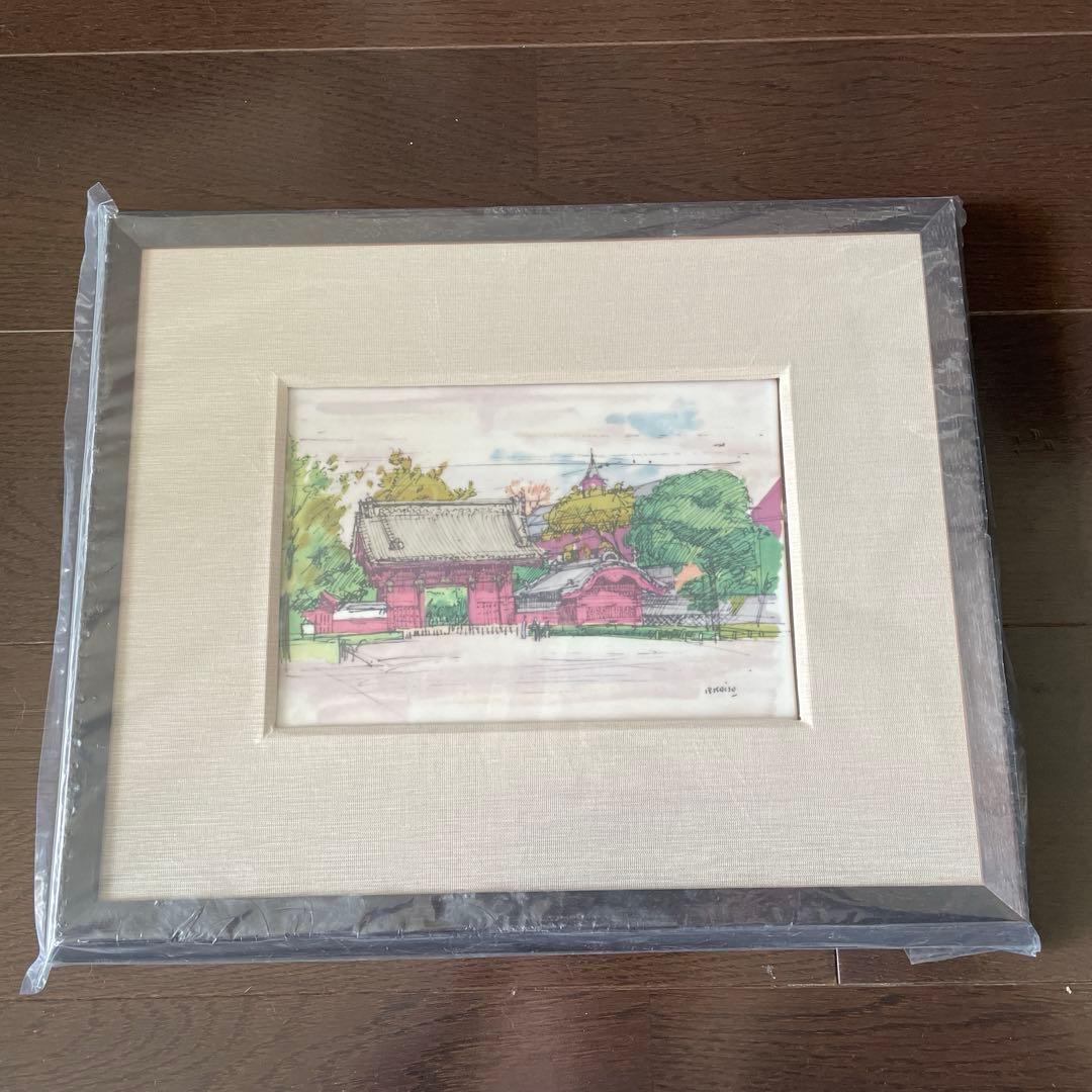 東京大学永年勤続表彰記念品 陶板画 小磯良平 赤門 - メルカリ