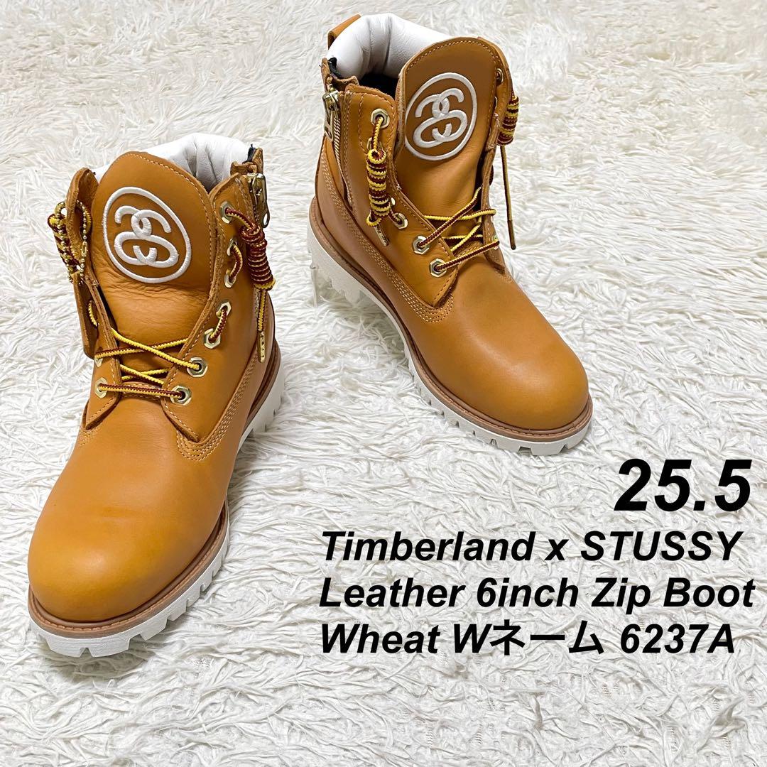 【美品】Timberland x STUSSY レザー6インチジップブーツ 楽天市場】ステューシー STUSSY×Timberland レザー 6インチ ジップ