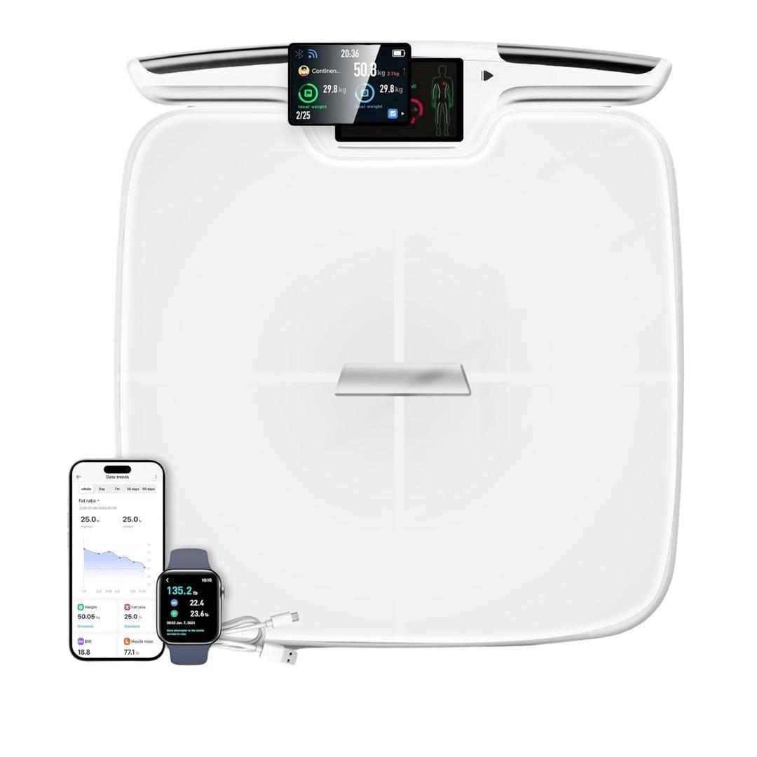 【期間限定！値下げ】スマート体組成計 体重計　56項目測定 Bluetooth スマート体組成計 高性能!! 56項目測定 Bluetooth対応 Amazon.co.jp