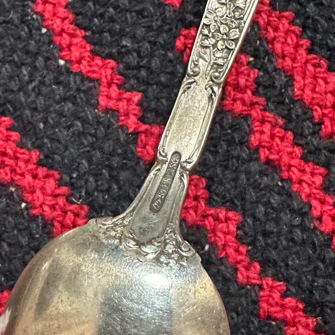 希少】米国製 アンティーク シルバー 3点 スプーン スターリングシルバー