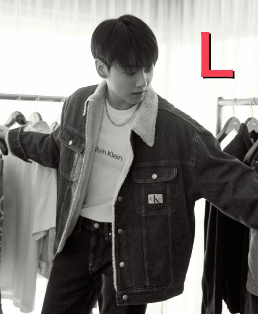 ジョングク カルバンクライン レギュラー シェルパジャケット L BTS