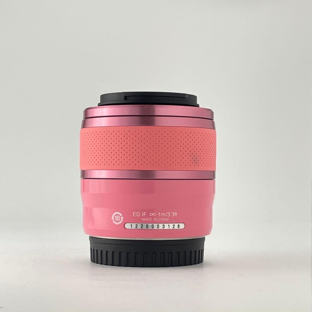 【美品・返品保証】Nikon1 30-110mm F3.8-5.6 VR ピンク