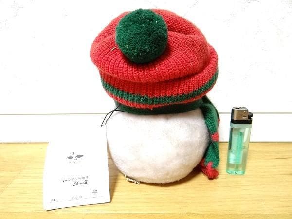 新品 80年代 ビンテージ 韓国製 シナダ 雪だるまちゃん ぬいぐるみ