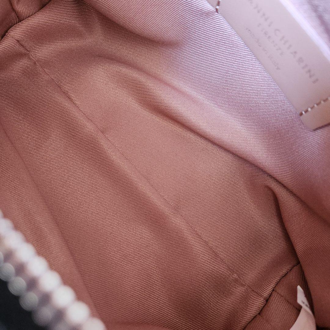 《美品》ジャンニキアリー二 バイカラー ショルダーバッグ アリファS